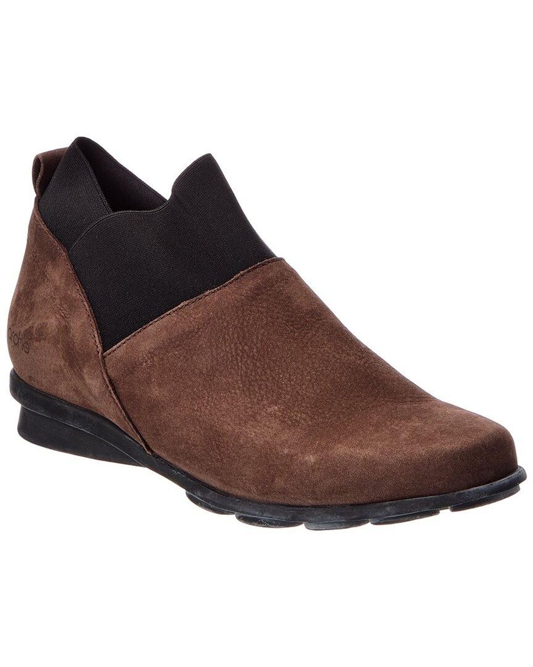 Arche Brown Denowe Leather Bootie