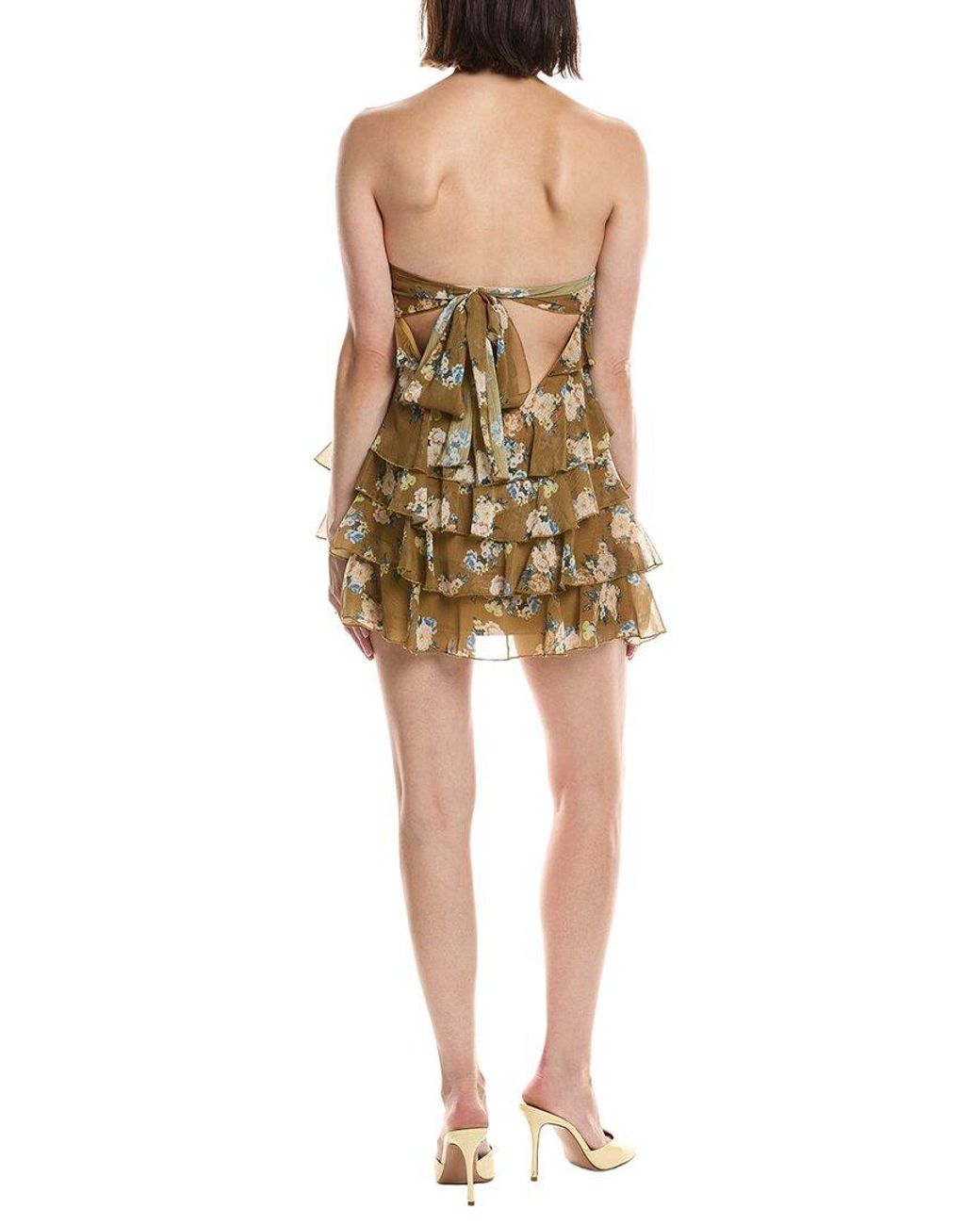 HL Affair Yellow Sleeveless Mini Dress