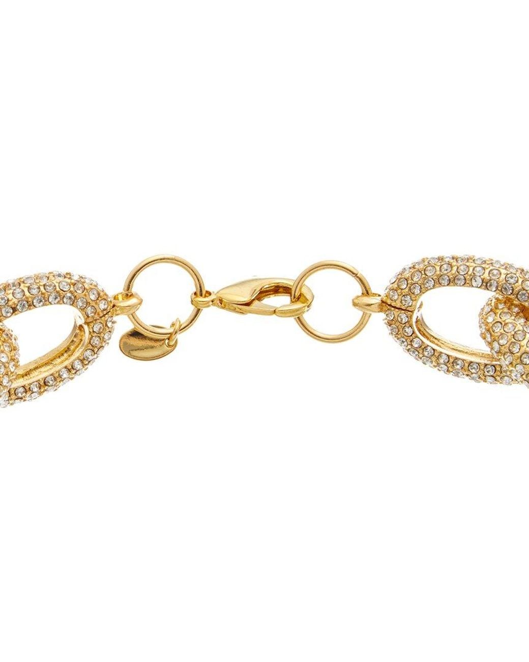 Kenneth Jay Lane Metallic Link Necklace