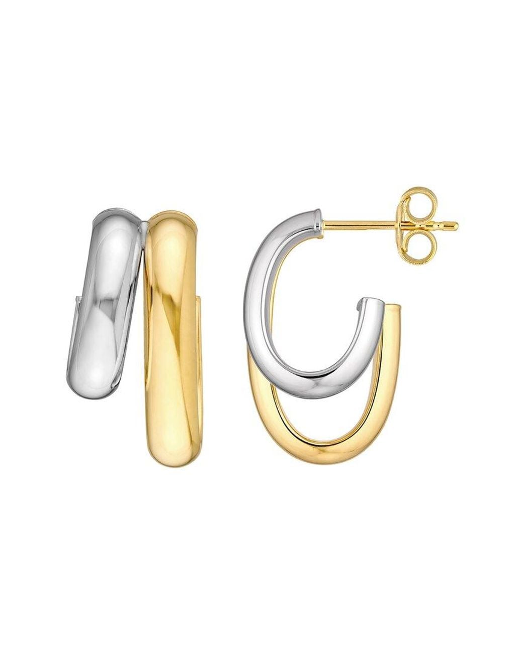 HAWLEY ST Metallic 14K Earrings