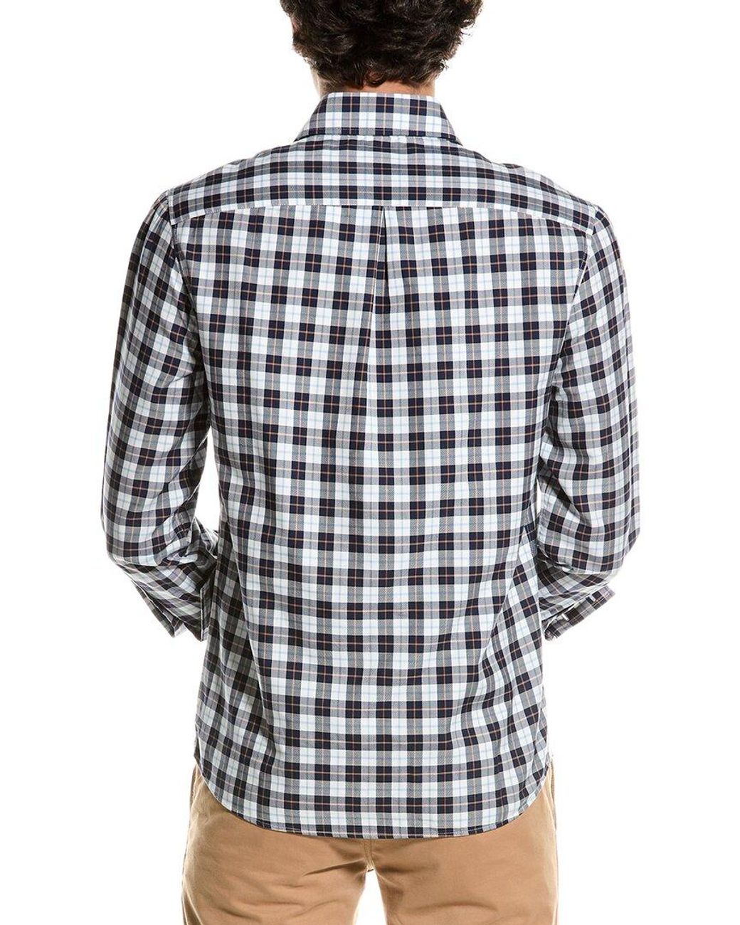 Brunello Cucinelli Blue Basic Fit Shirt for men
