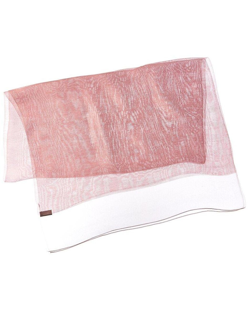 Saachi Pink Sparkle Sheer Social Silk Scarf
