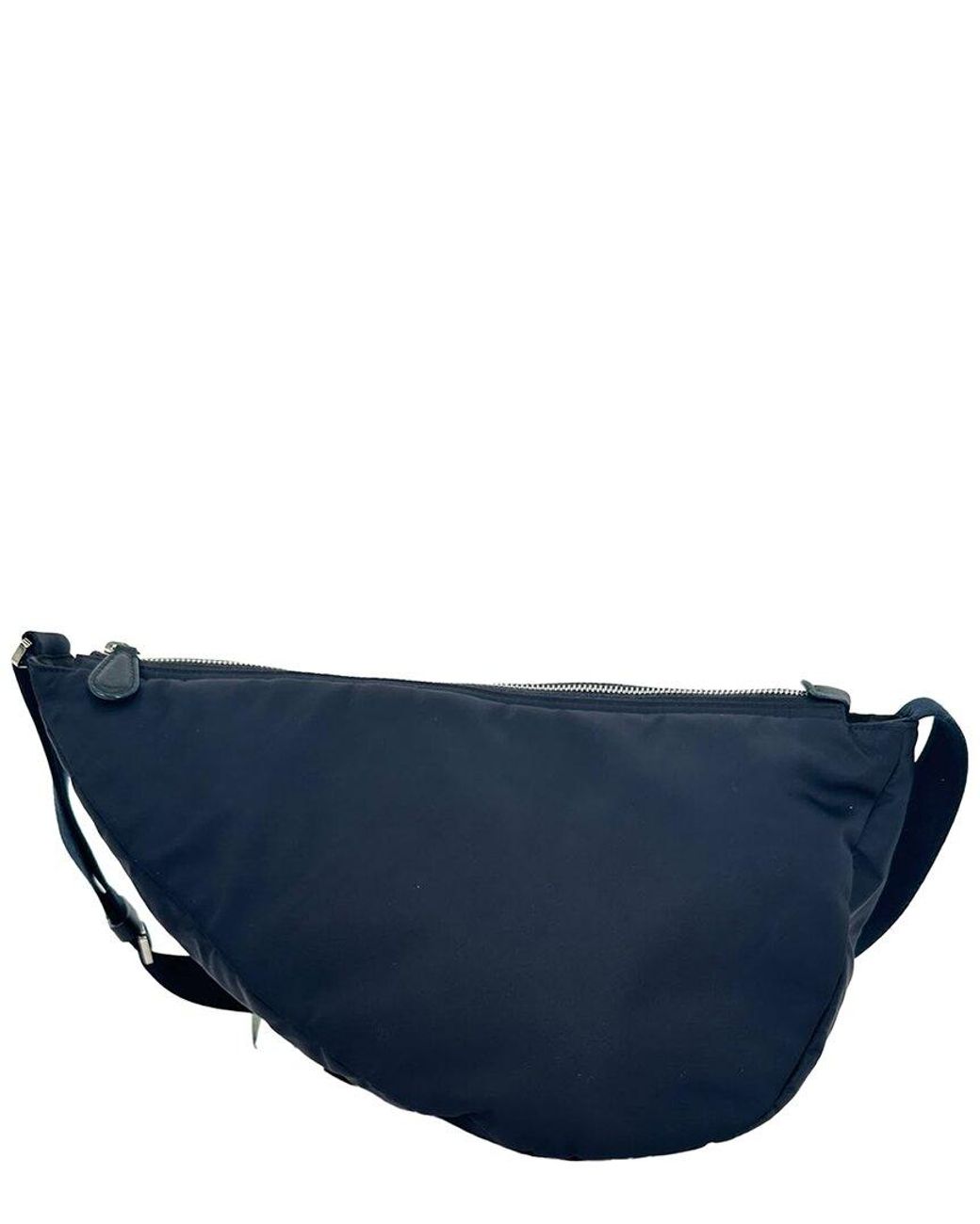 The Row Blue Canvas Slouchy Banana Two Bag (Authentic Pre-Loved)