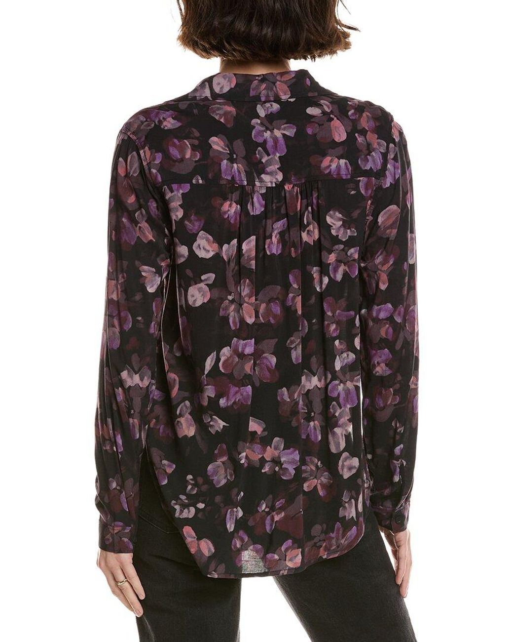 Bella Dahl Black Button Shirt