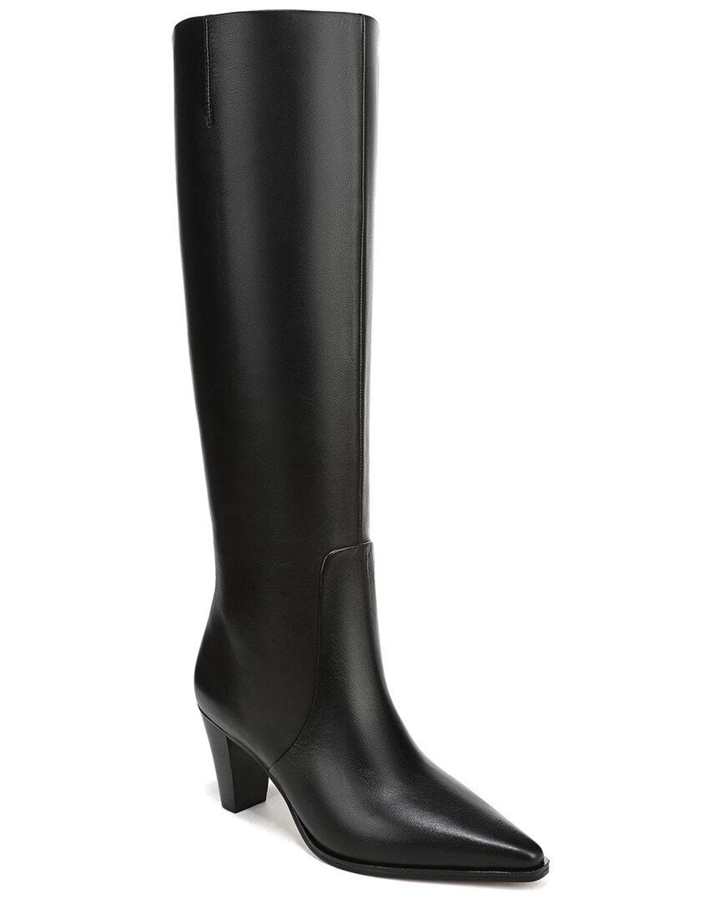 Franco Sarto Black L-Jaycen Leather Bootie