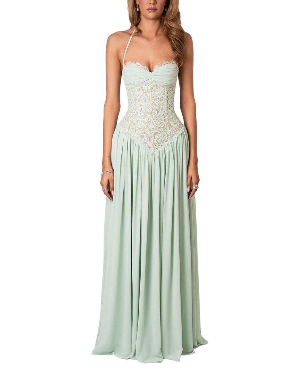 LOEY Green Maxi Dress
