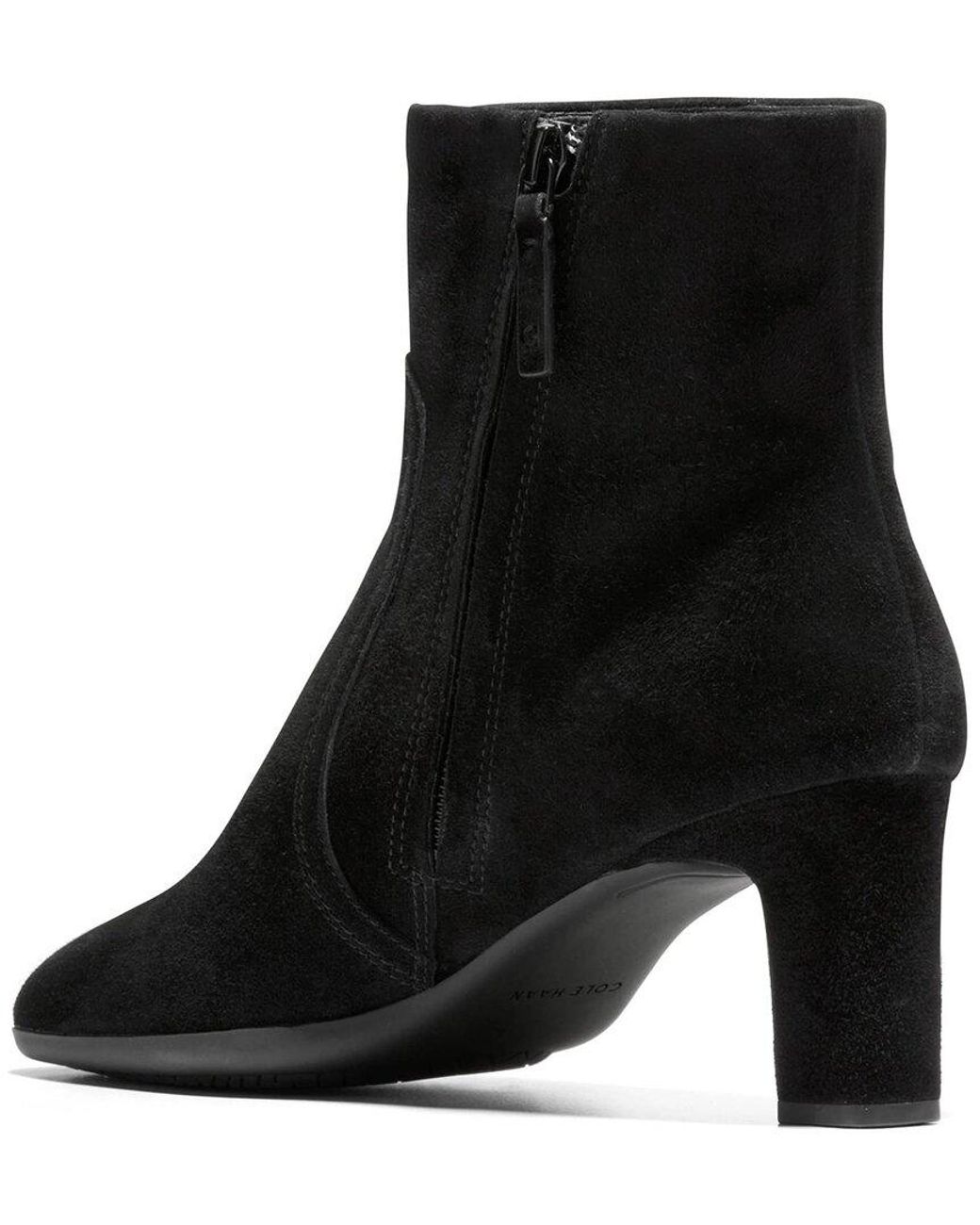Cole Haan Black Grand Ambition 2.0 Alainne Suede Bootie