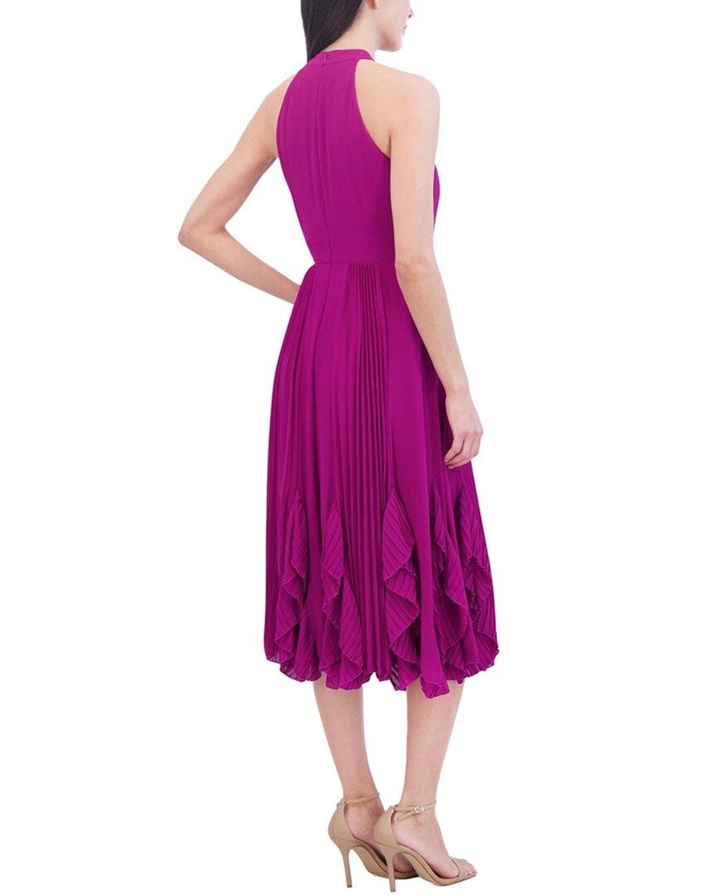 Eliza J Pink Midi Dress
