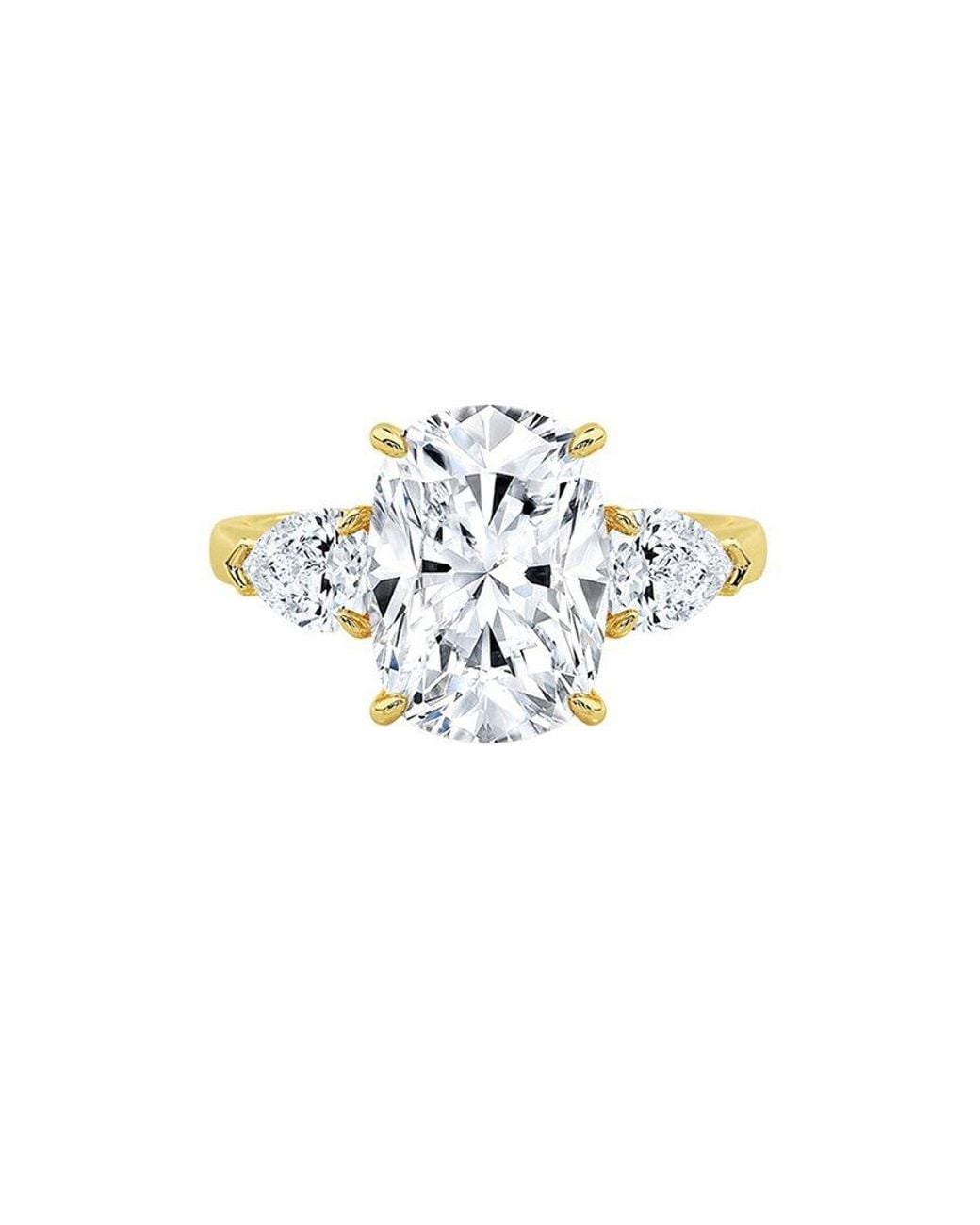 Lab Grown Diamonds White 14K 4.00 Ct. Tw. Lab-Grown Diamond Ring