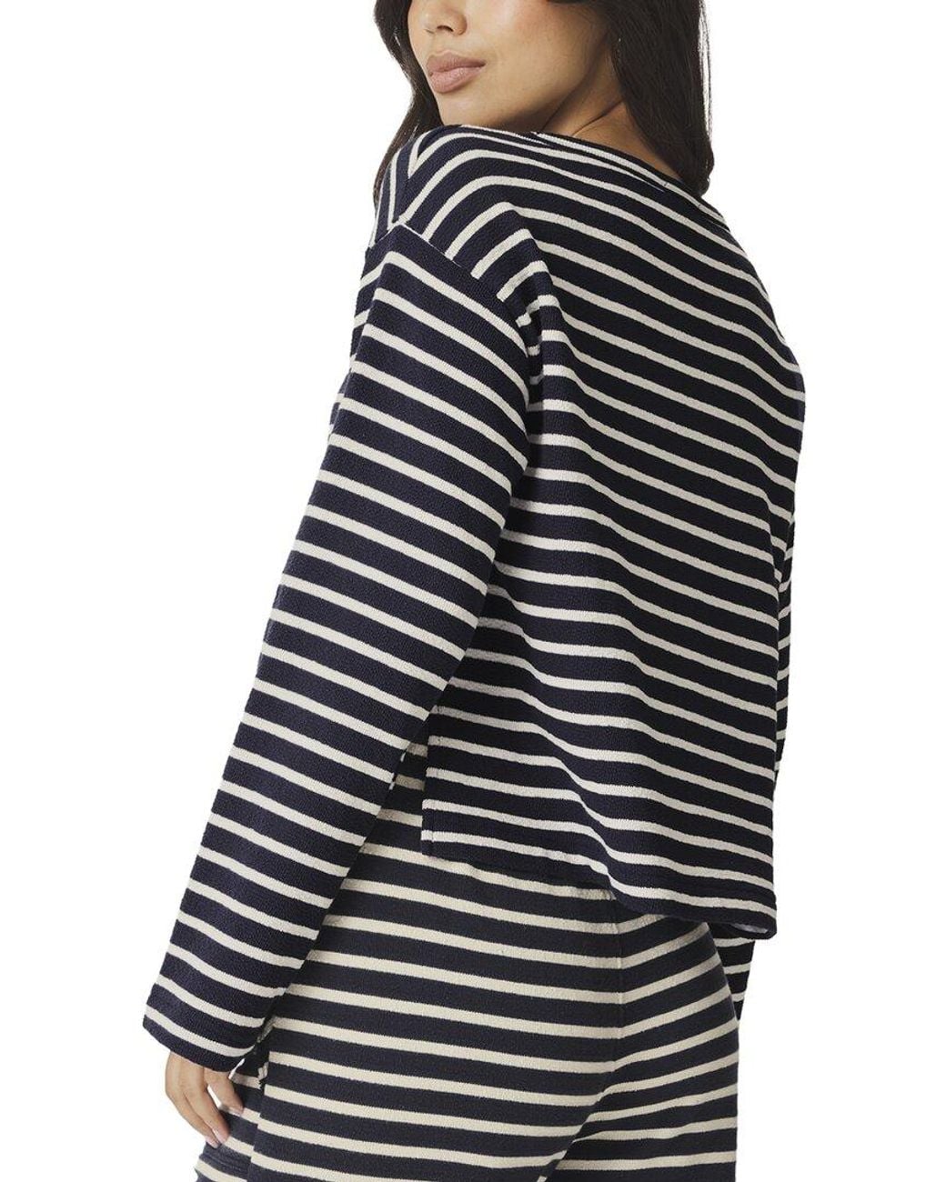 Splendid Blue Livie Stripe Pullover