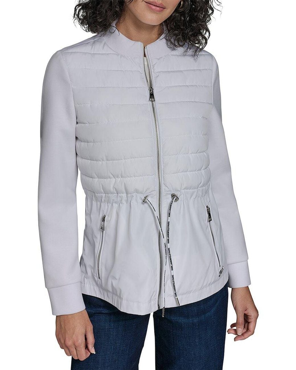 Karl Lagerfeld Gray Packable Jacket