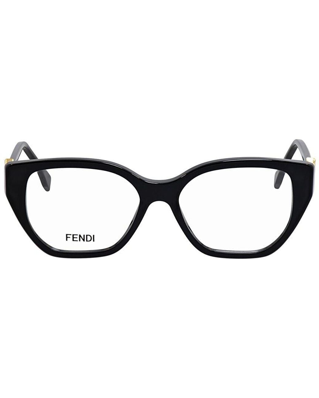 Fendi Black Ff Diamonds 53Mm Optical Frames