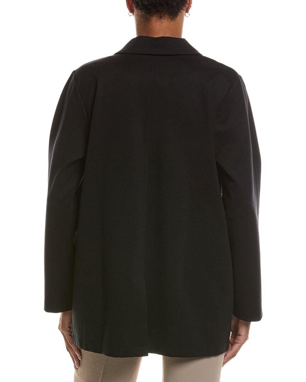 Eileen Fisher Black Petite Long Blazer