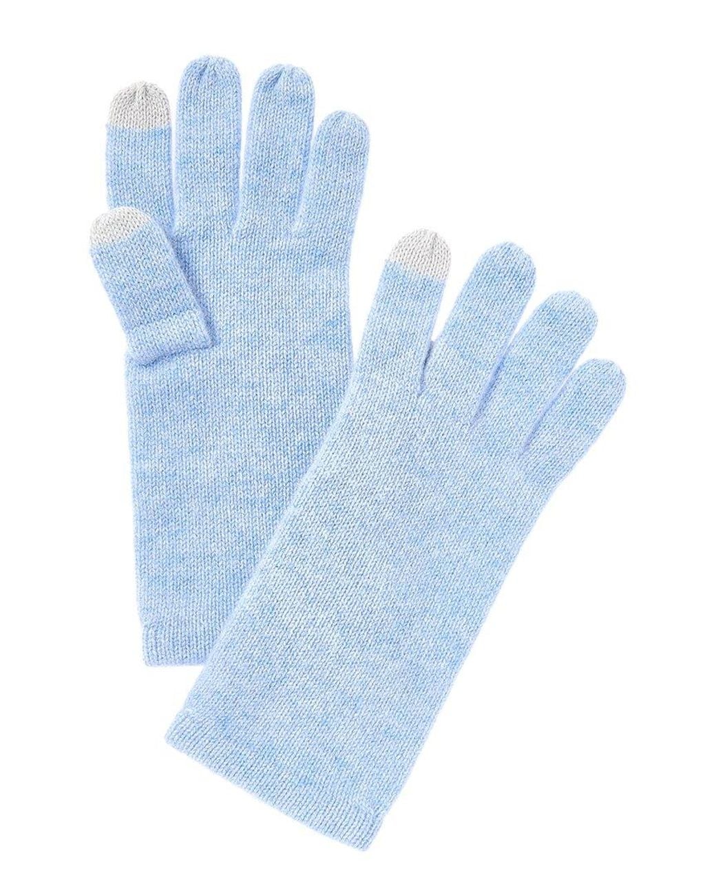 Phenix Blue Cashmere Texting Gloves