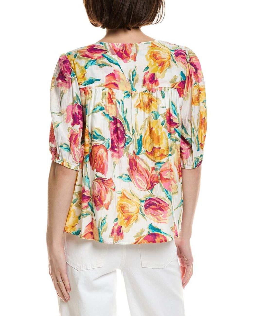 Nicole Miller White Blouse