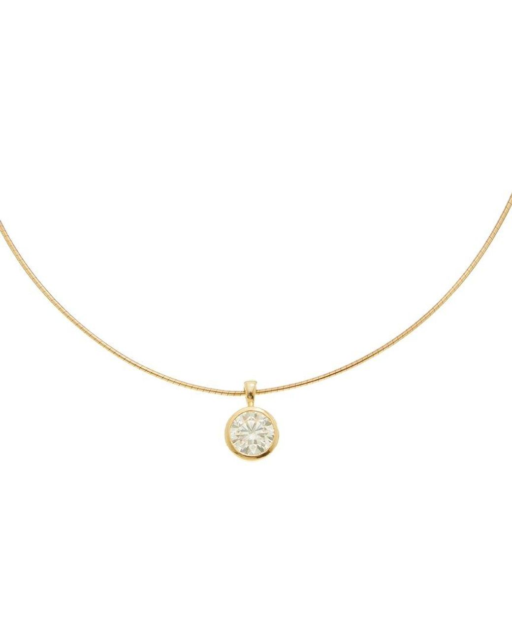 By Adina Eden Natural 14K 3.00 Ct. Tw. Lab-Grown Diamond Necklace