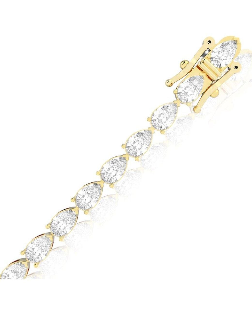 Amairah Metallic Over 10.00 Ct. Tw. Lab-Grown Diamond Tennis Bracelet