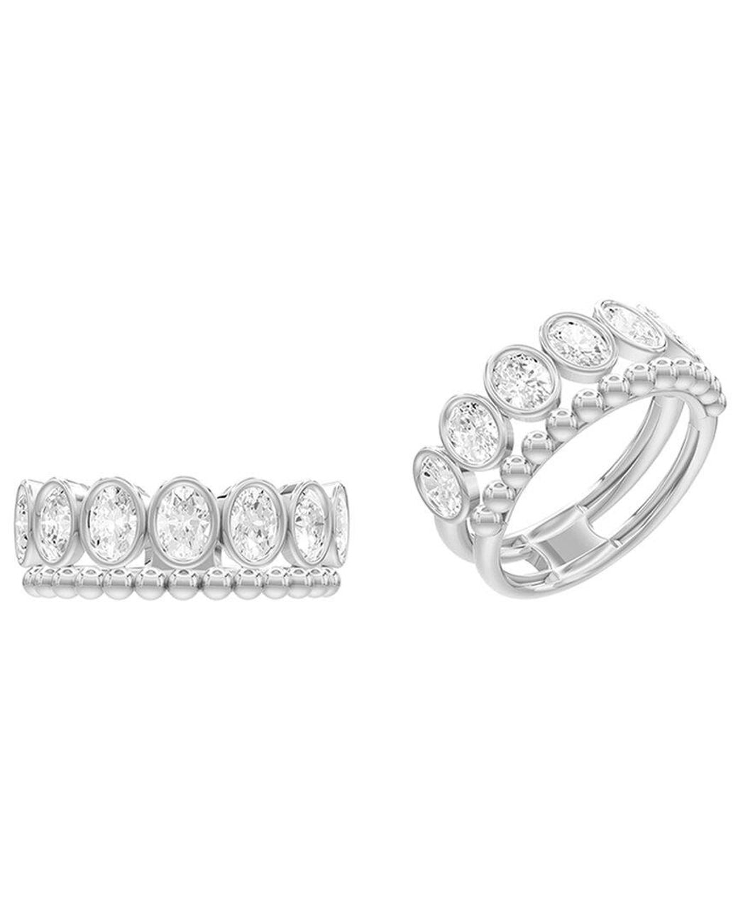 Lab Grown Diamonds Metallic 1.47 Ct. Tw. Lab-Grown Diamond Ring