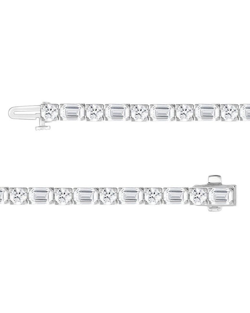 Lab Grown Diamonds White 14K 9.60 Ct. Tw. Lab-Grown Diamond Fashion Bracelet