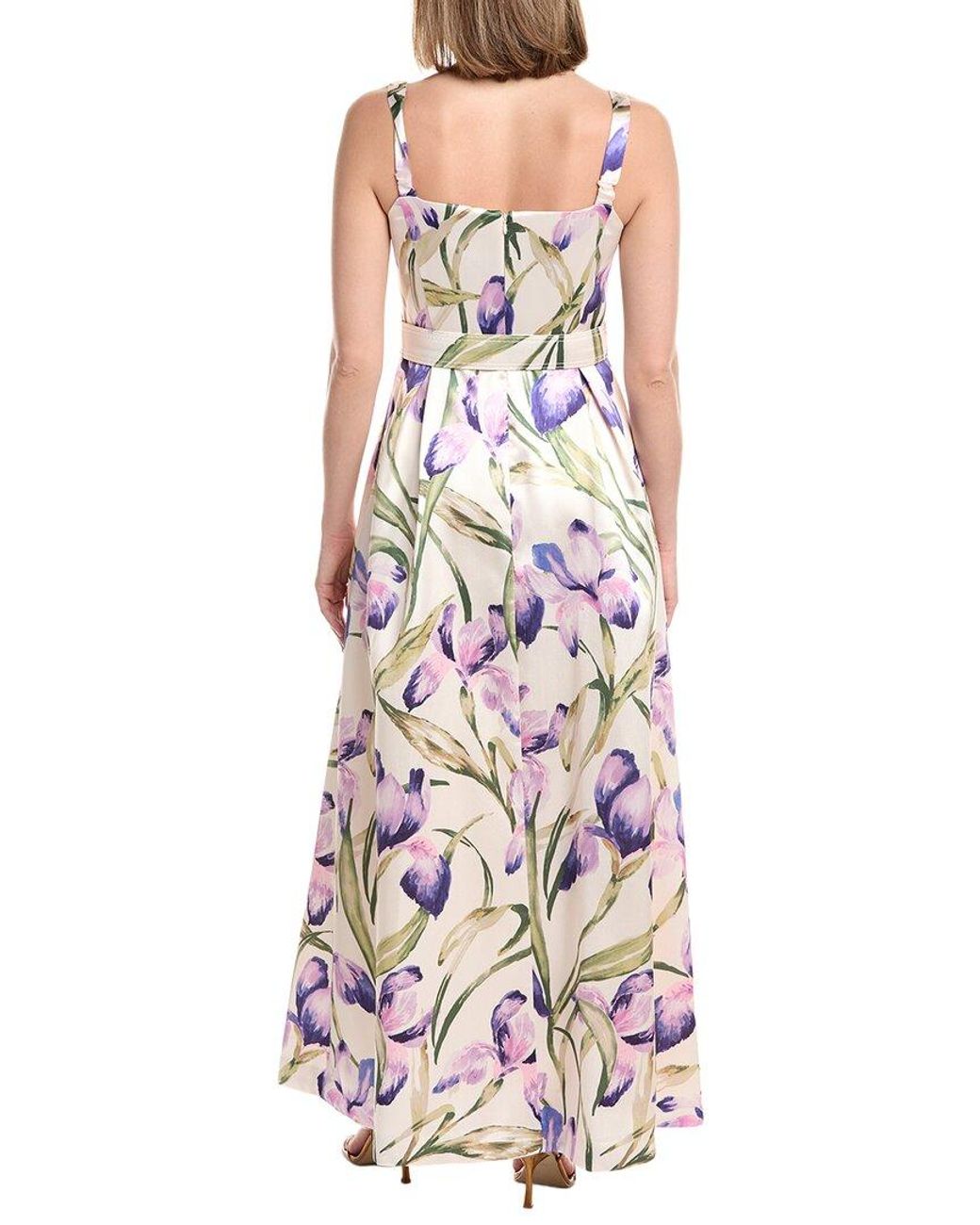 Julia Jordan White Monroe Twill Sleeveless Maxi Dress