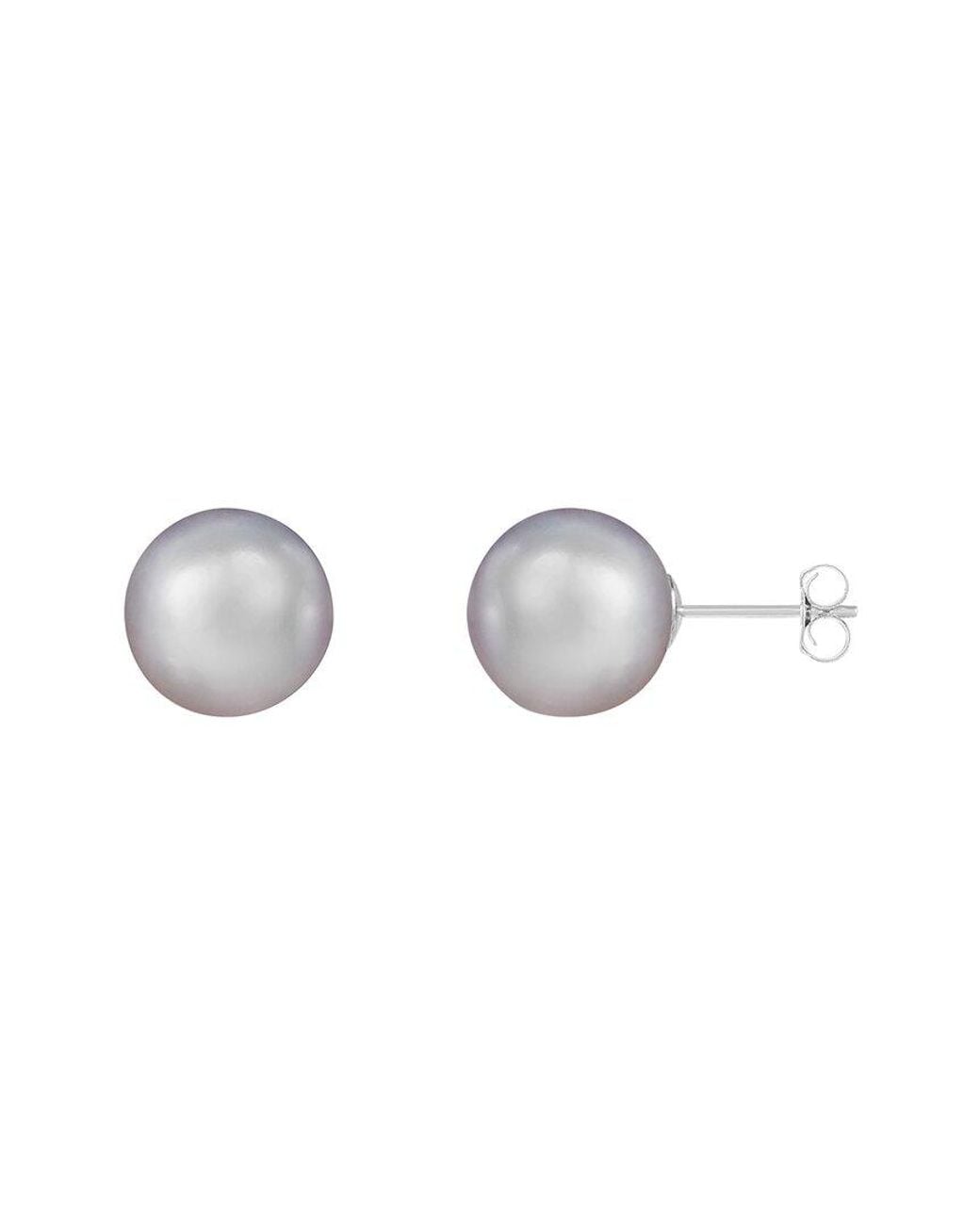 Splendid Multicolor 14k 10-11mm Pearl Earrings