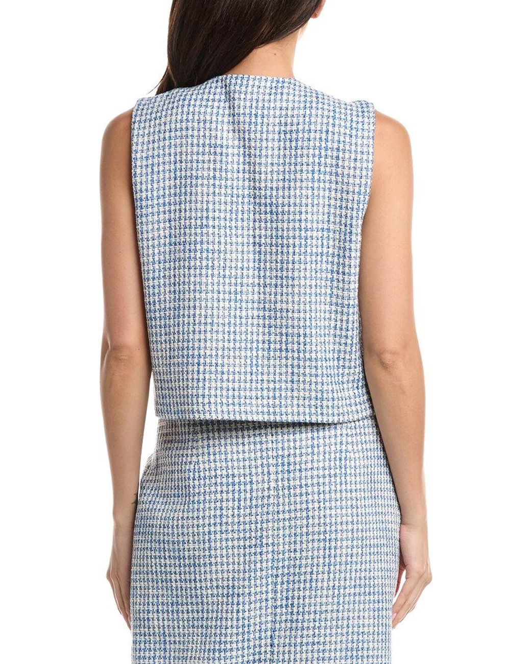 J.McLaughlin Blue Iona Vest