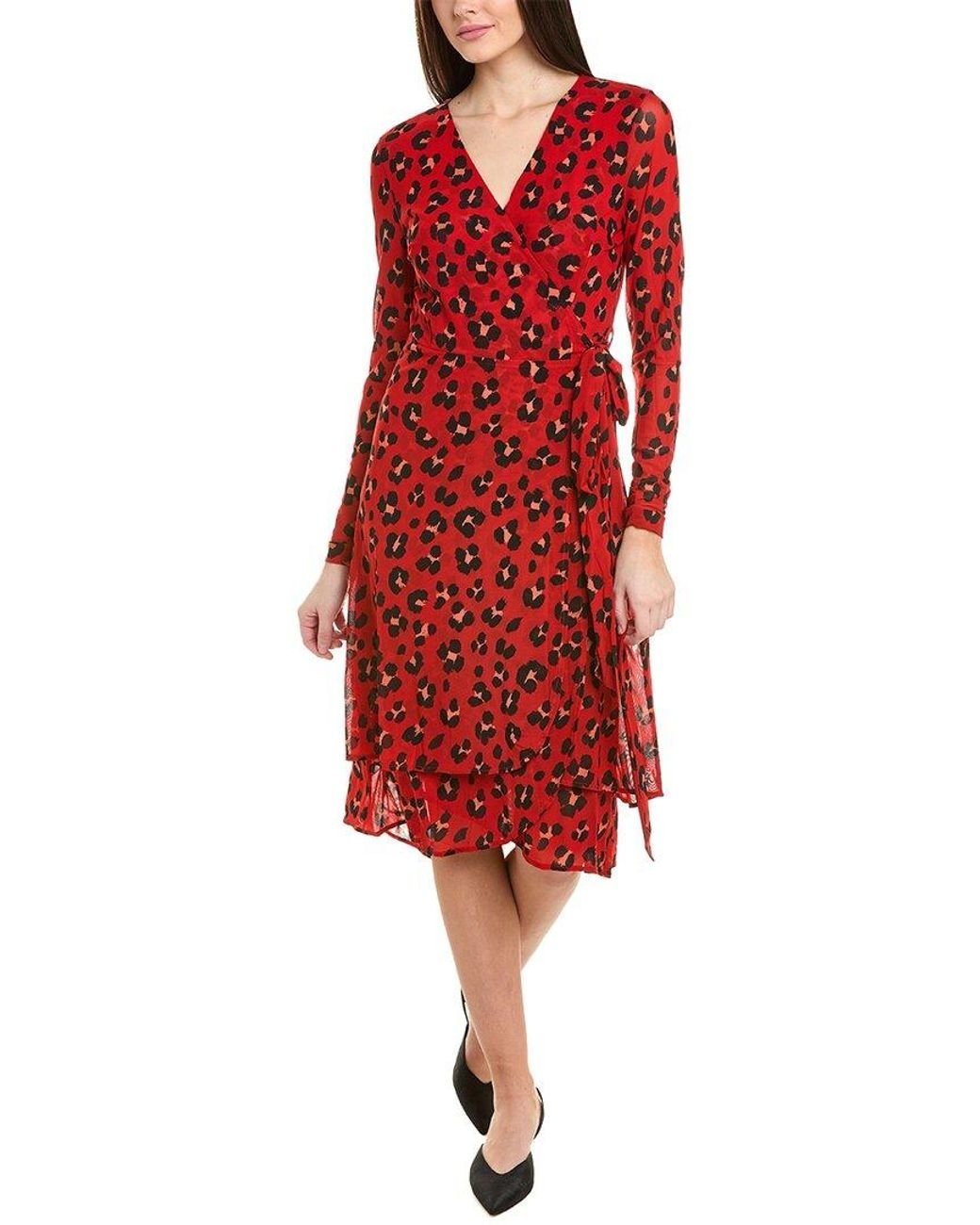 Cabi Siren Wrap Dress in Red Lyst Australia