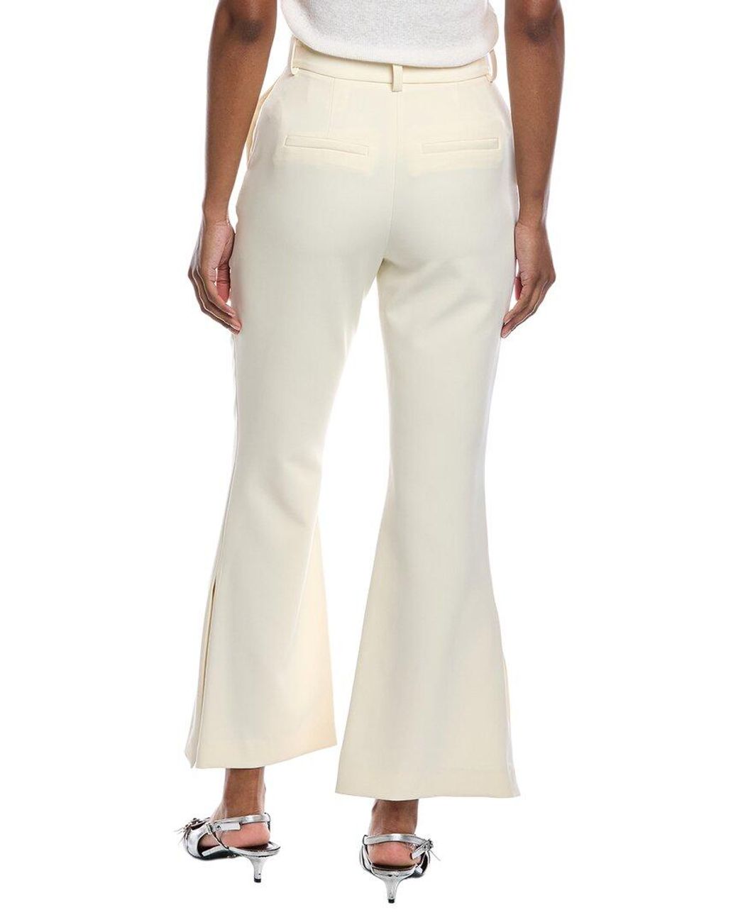 LAPOINTE Natural Matte Crepe Flare Pant