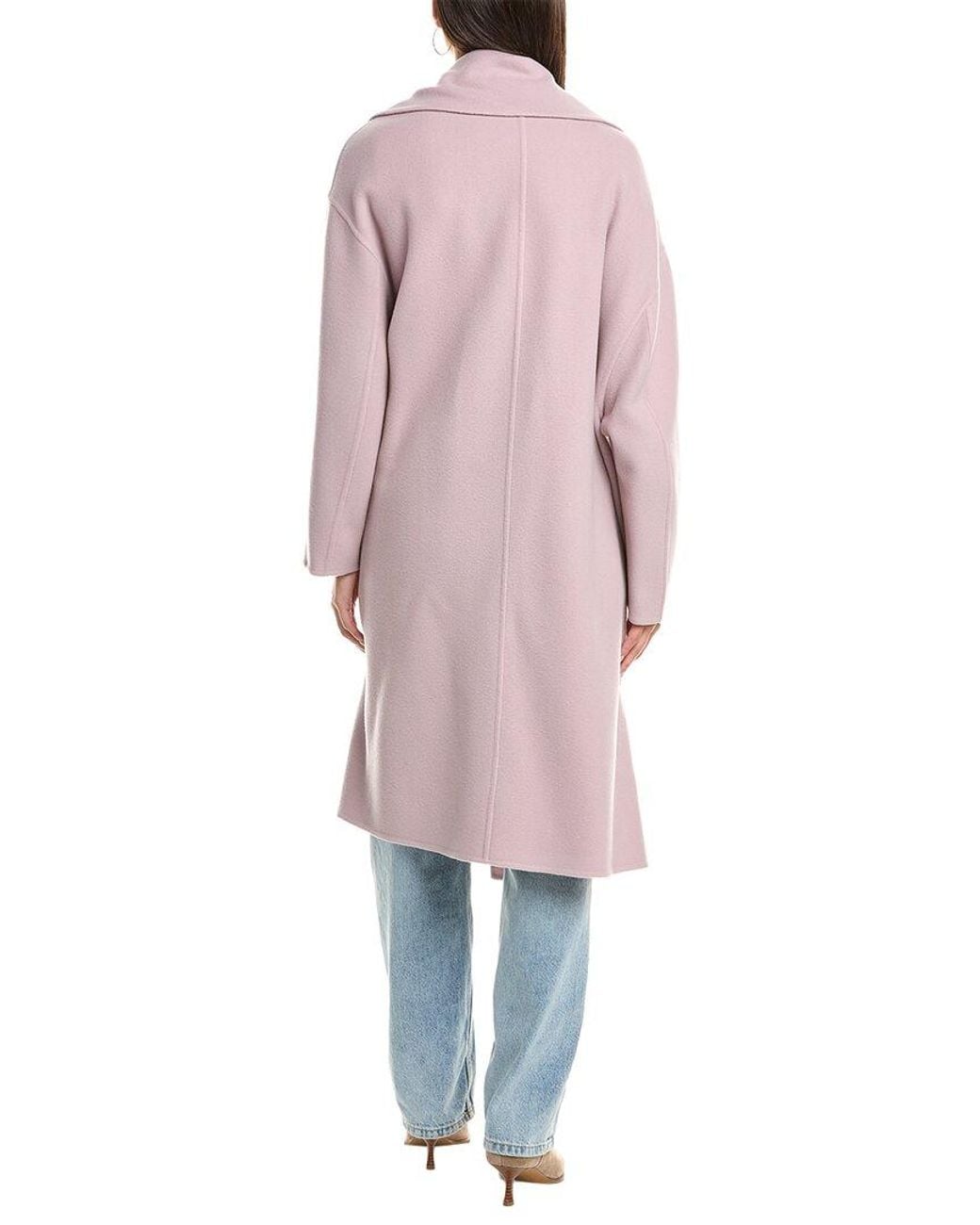 Herno Blue Wool-Blend Coat