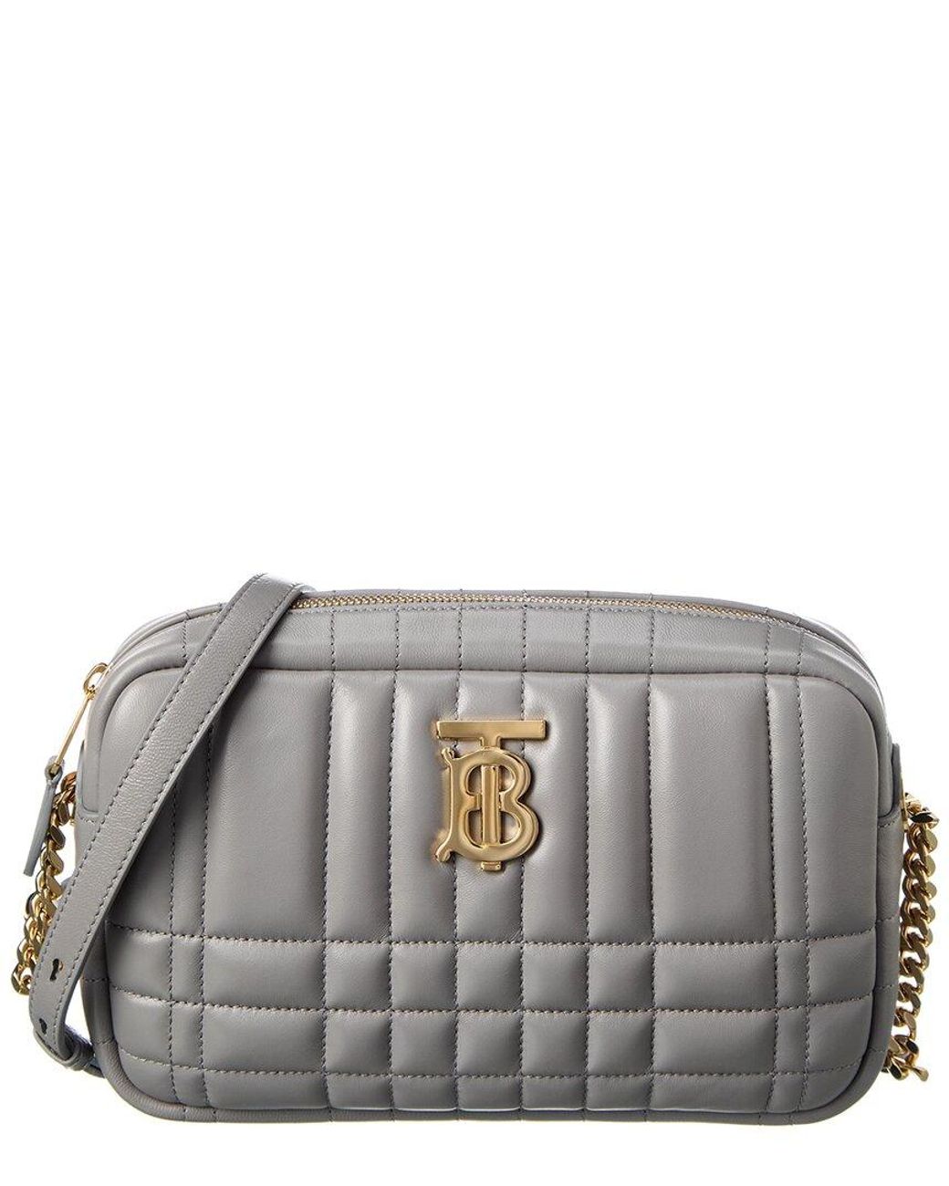 Burberry Lola Small Leather Camera Bag in Gray Lyst