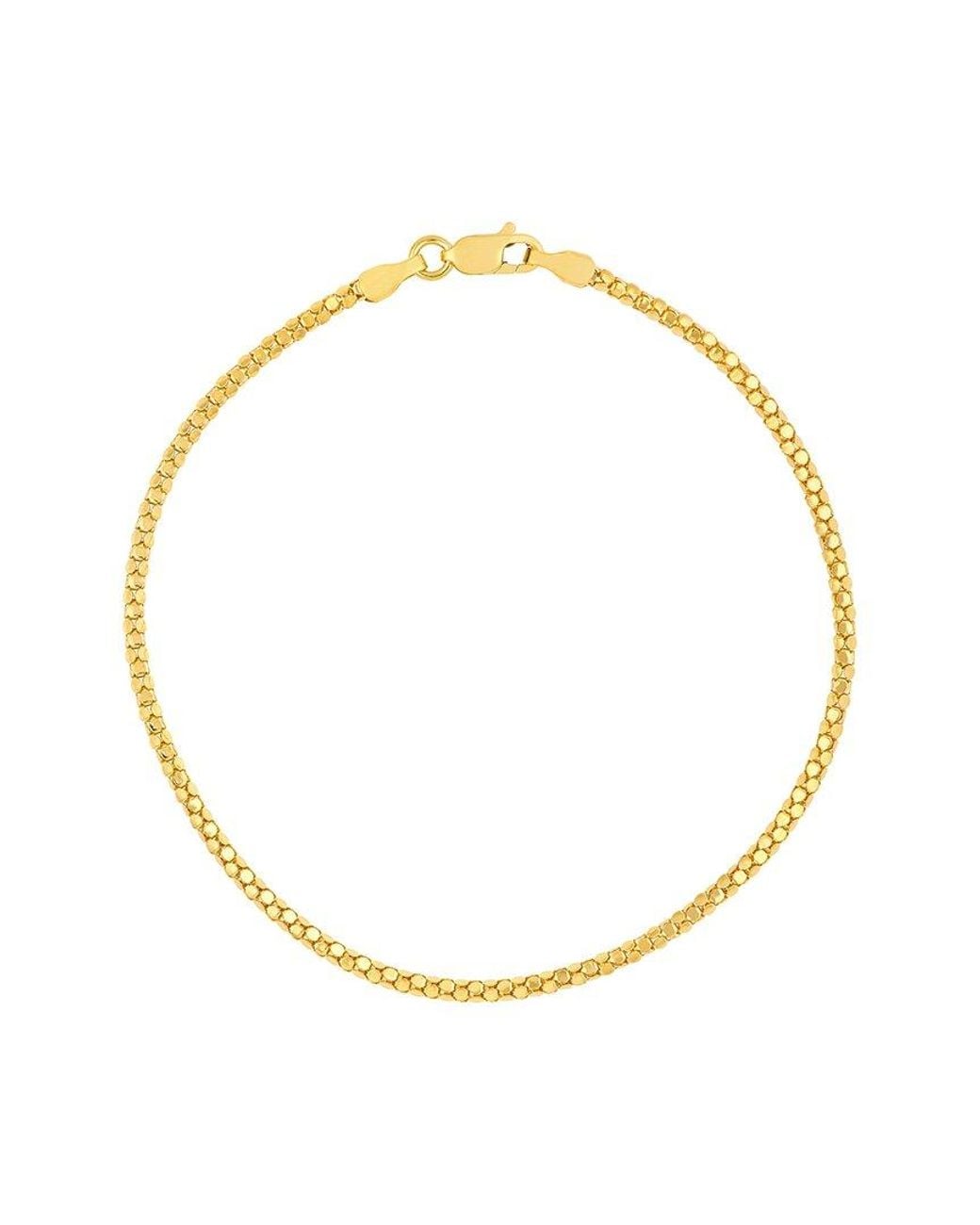 HAWLEY ST Metallic 14K Popcorn Bracelet