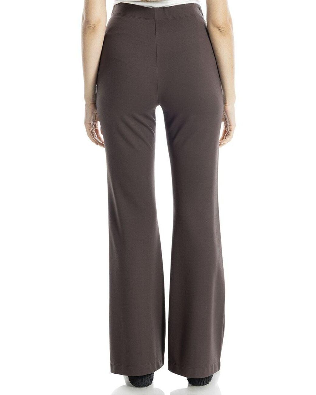 Max Studio Gray Ponte Slim Bootleg Pant