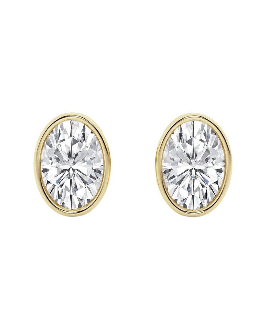 Lab Grown Diamonds Metallic 14K 3.00 Ct. Tw. Lab-Grown Diamond Studs