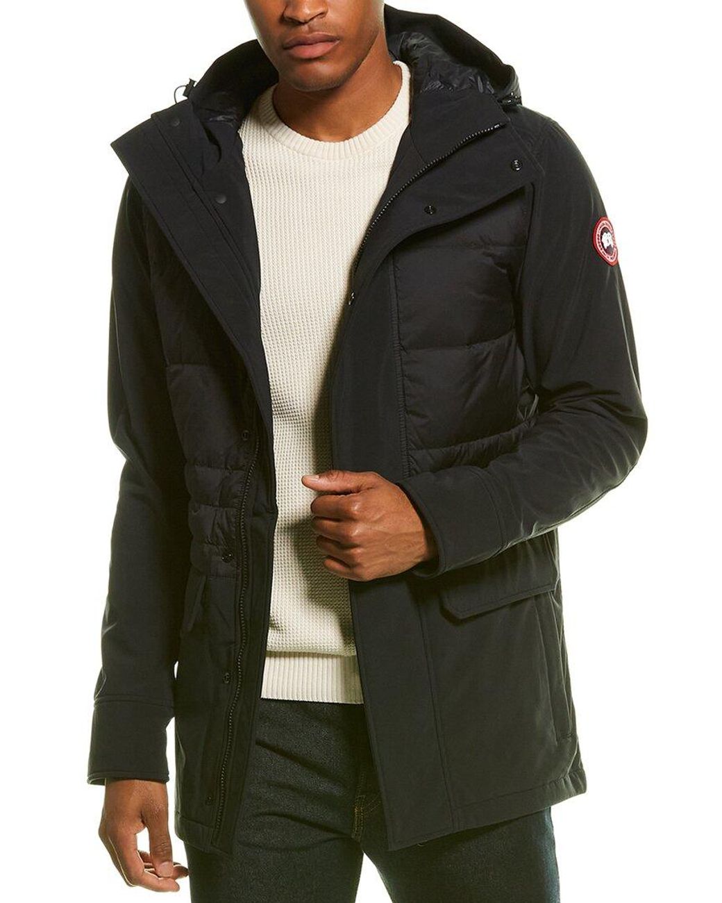 Canada Goose Breton Down Coat in Blue for Men | Lyst