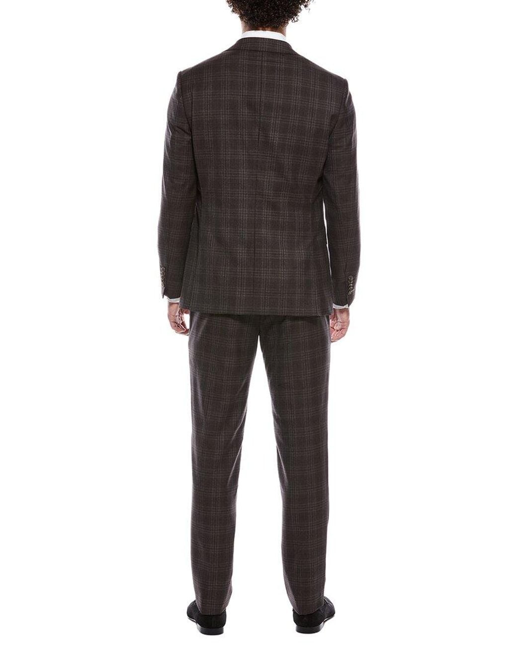 English Laundry Black 2Pc Wool-Blend Suit for men
