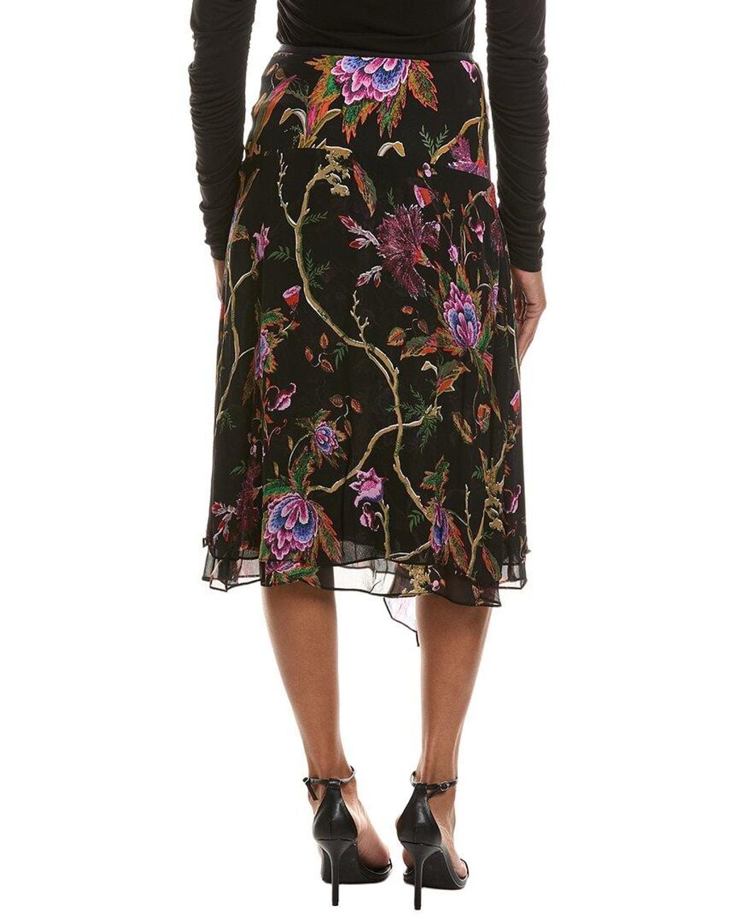 Diane von Furstenberg Black Loretta Skirt