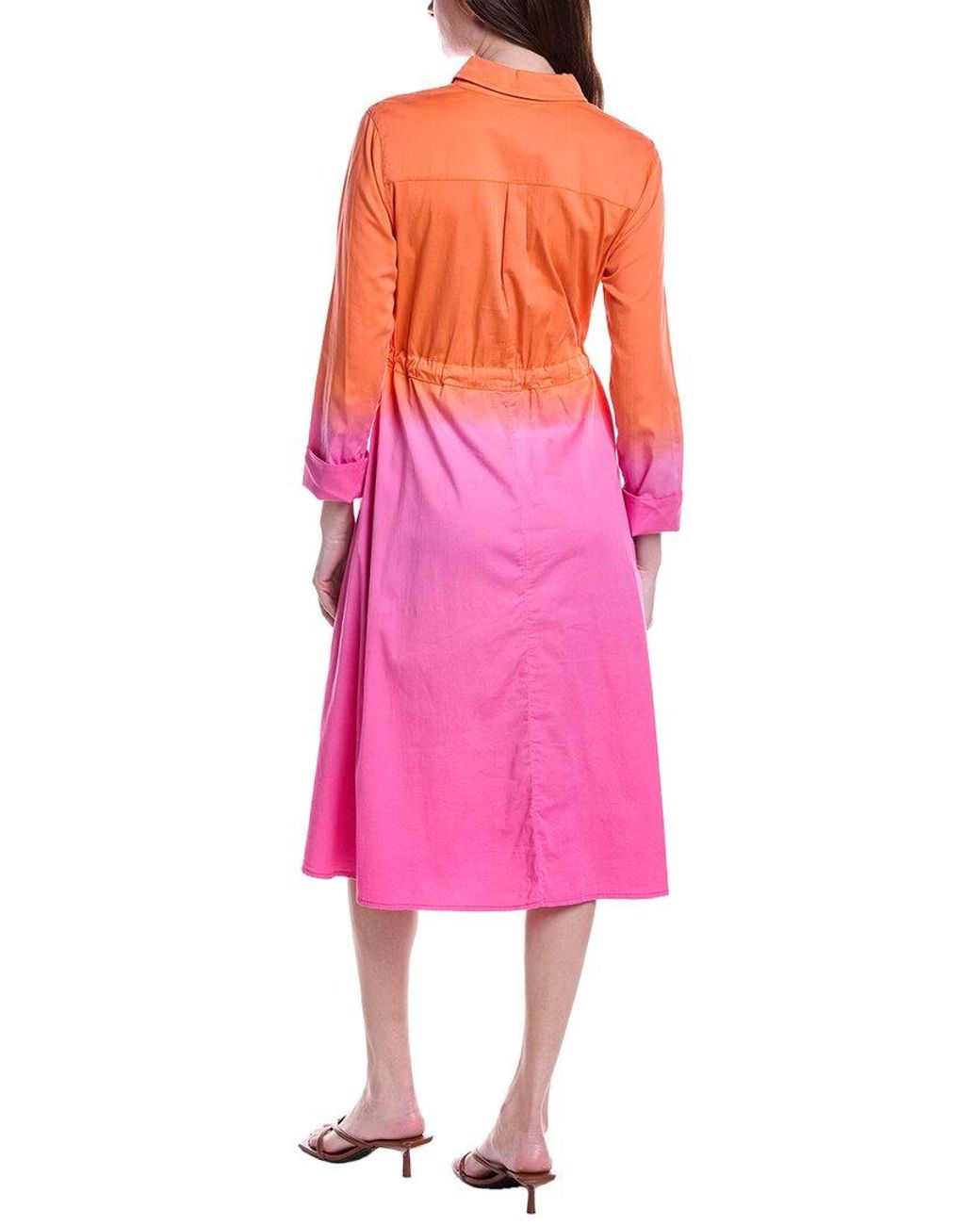 NIC+ZOE Pink Ombre Ayla Midi Dress