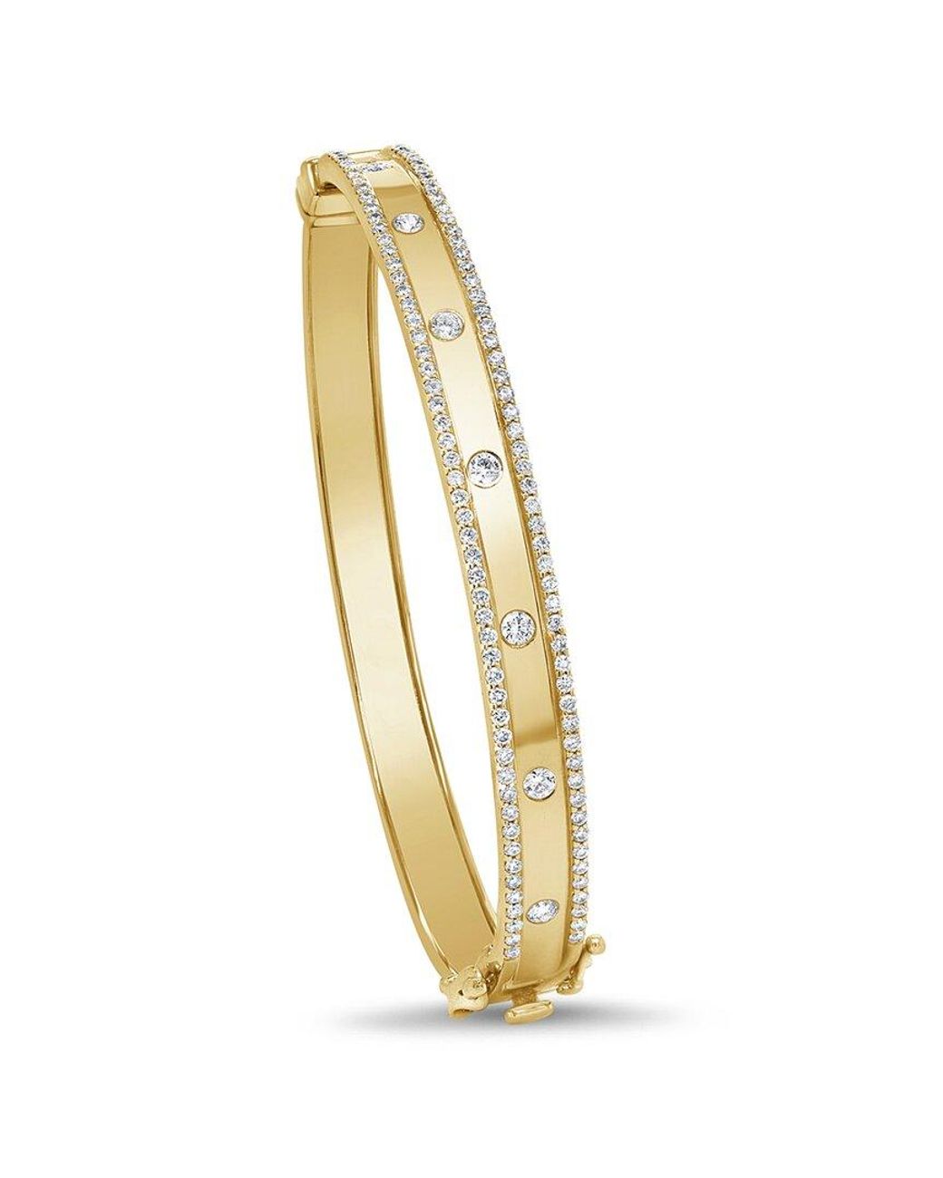 Sabrina Designs White 14K 0.98 Ct. Tw. Diamond Stackable Bangle