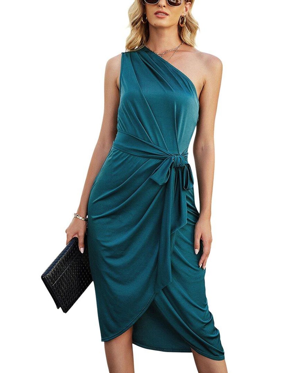 Luna Tuccini Blue Midi Dress