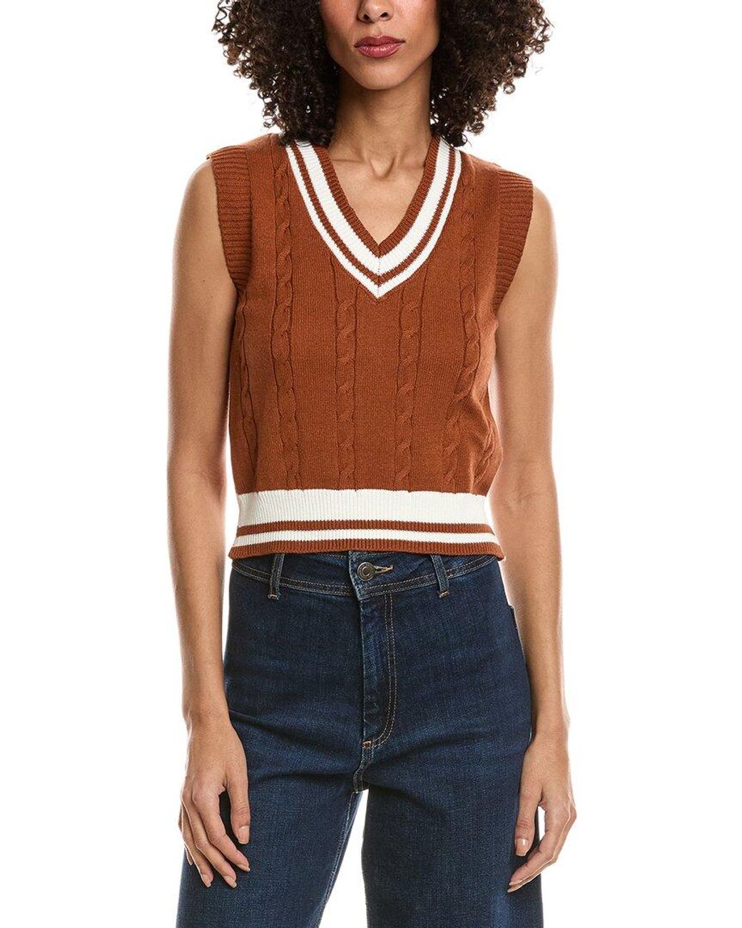 Madison Miles Blue Sweater Vest