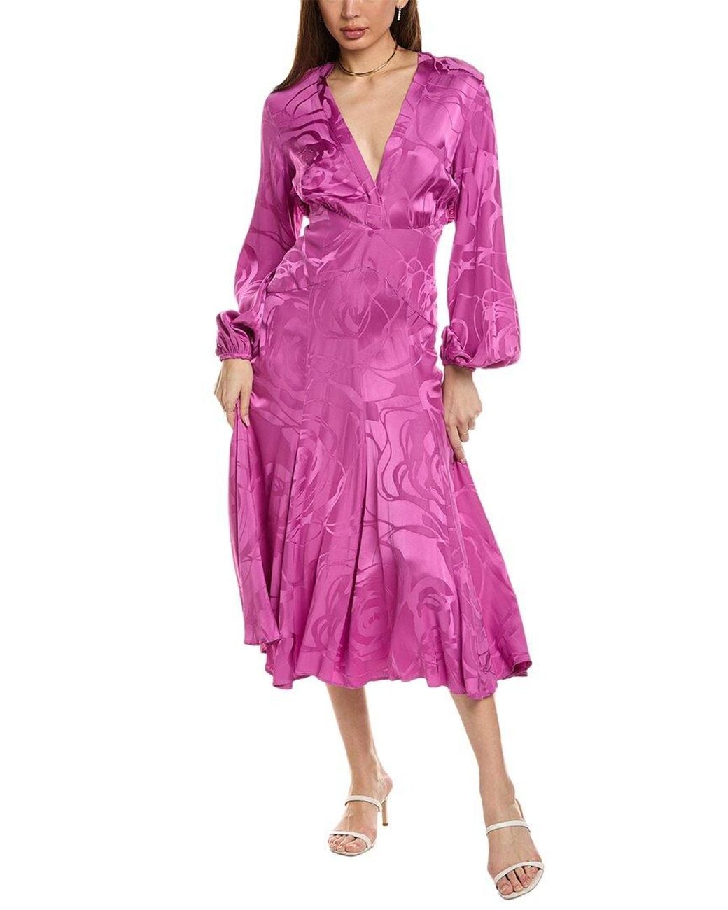 Silvia Tcherassi Pink Kathryn Maxi Dress