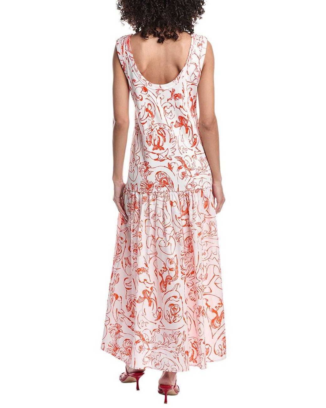 Marimekko Pink Taide Cactis Maxi Dress