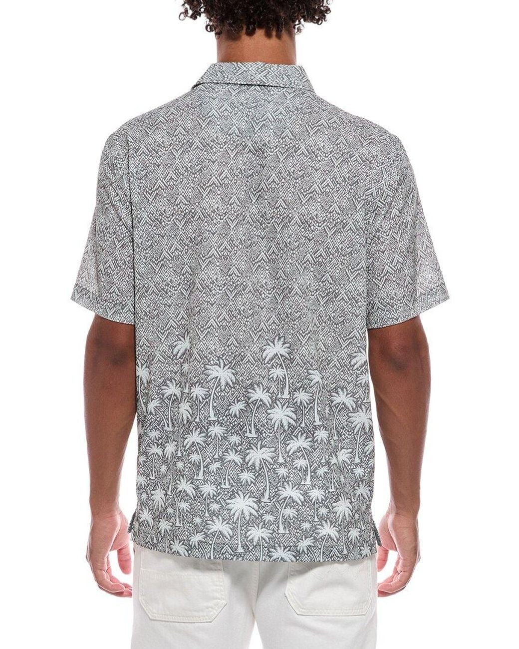 Tommy Bahama Gray Bahama Coast Paradise Islandzone Polo Shirt for men