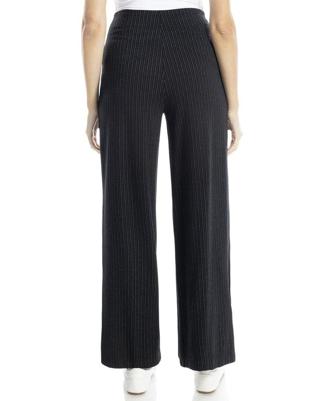 Max Studio Blue Sailor Wide Leg Pant