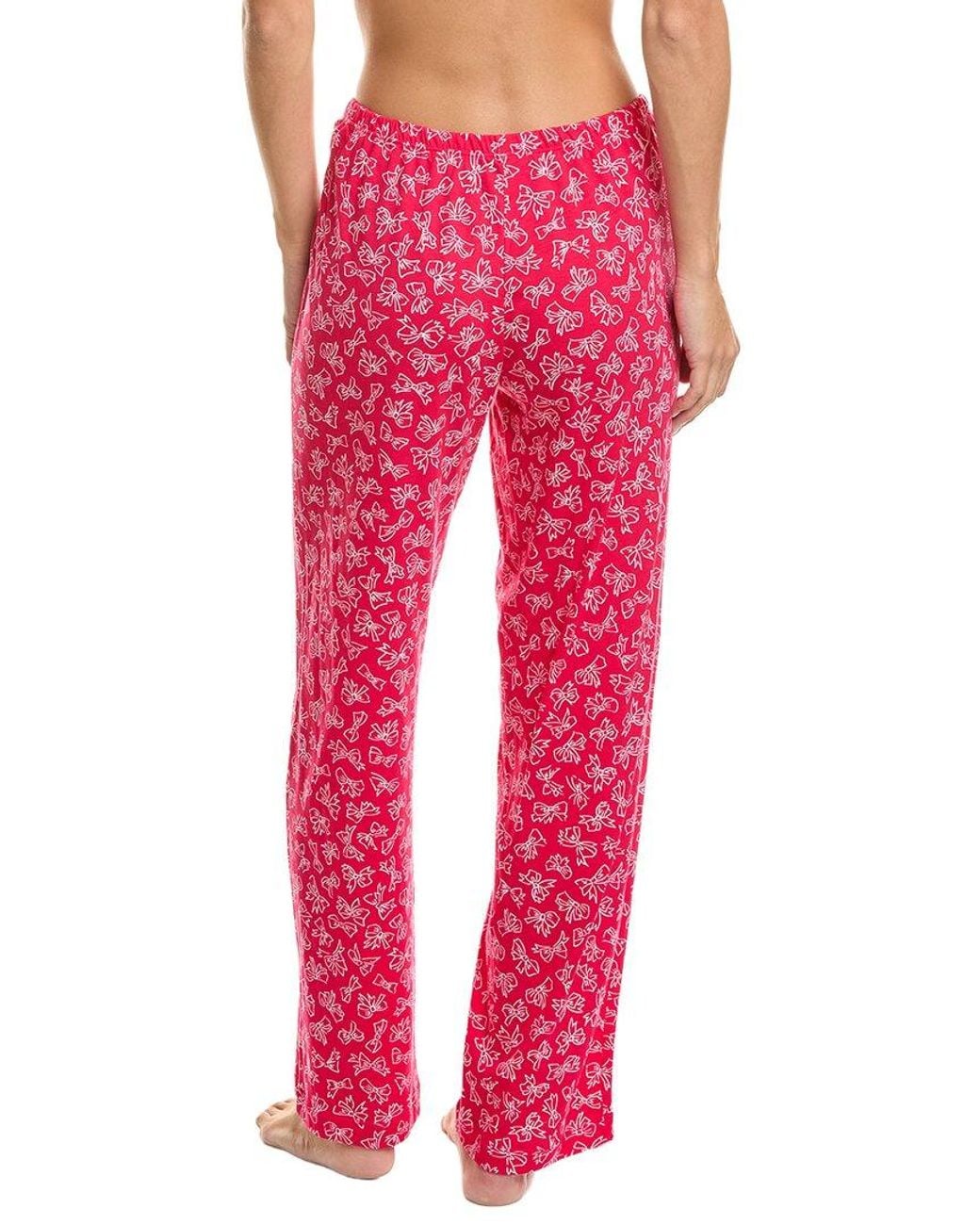 Hue Pink Put A Bow On It Pajama Pant