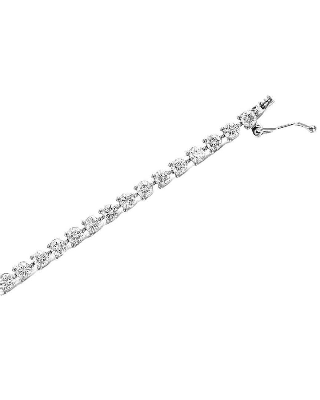Amairah White 14K 5.00 Ct. Tw. Lab-Grown Diamond Tennis Bracelet