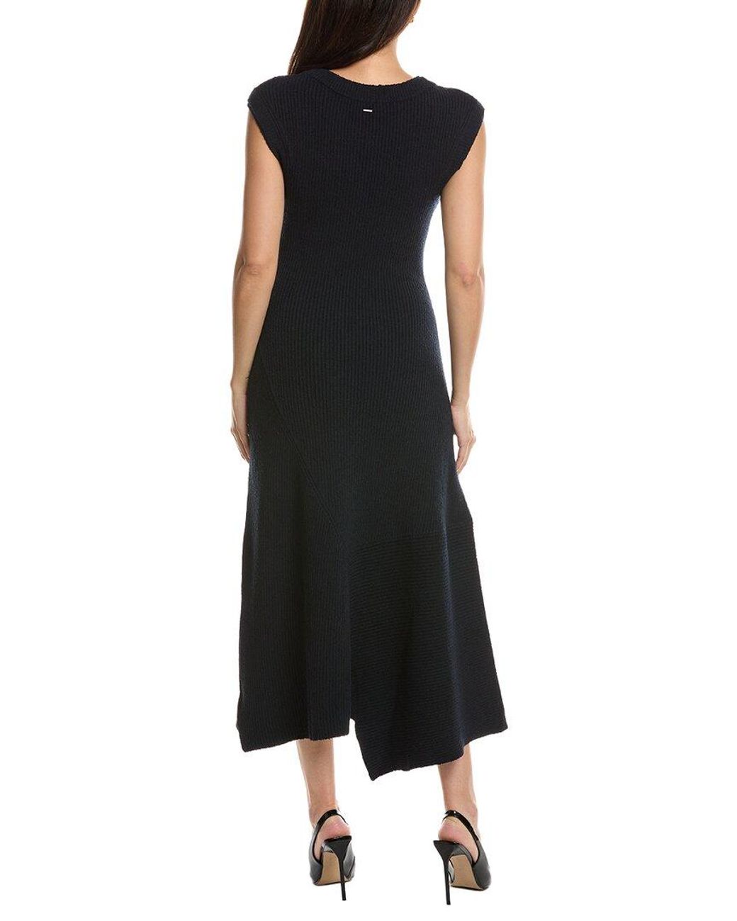 Boss Black Boss Forsizia Asymmetrical Hem Sweaterdress