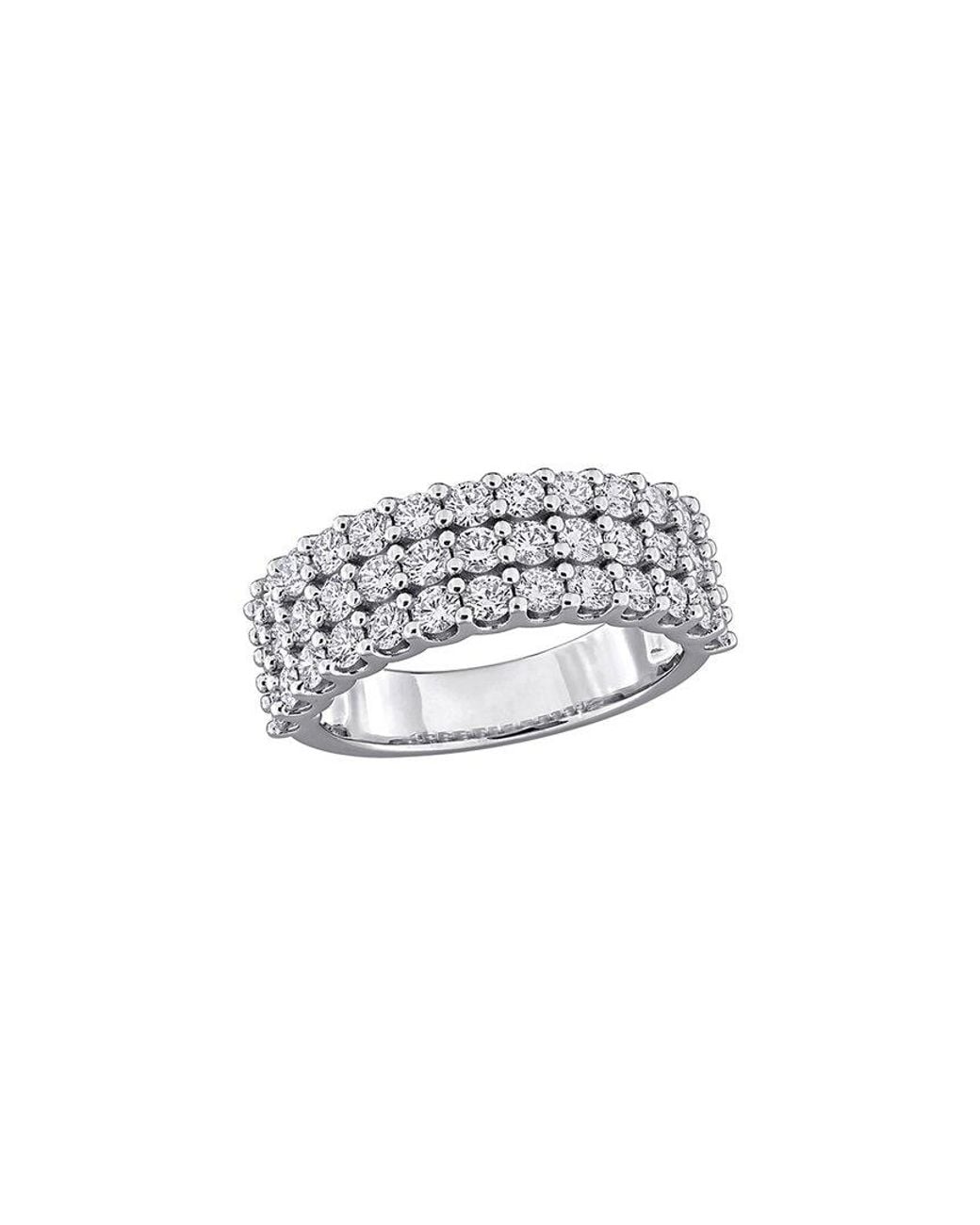 Created Forever White 1.76 Ct. Tw. Lab-Grown Diamond Triple Row Ring