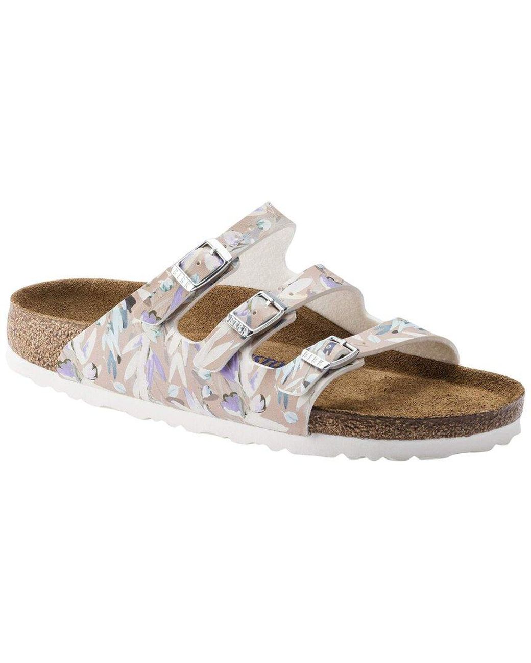Birkenstock White Florida Birko-Flor Sandal