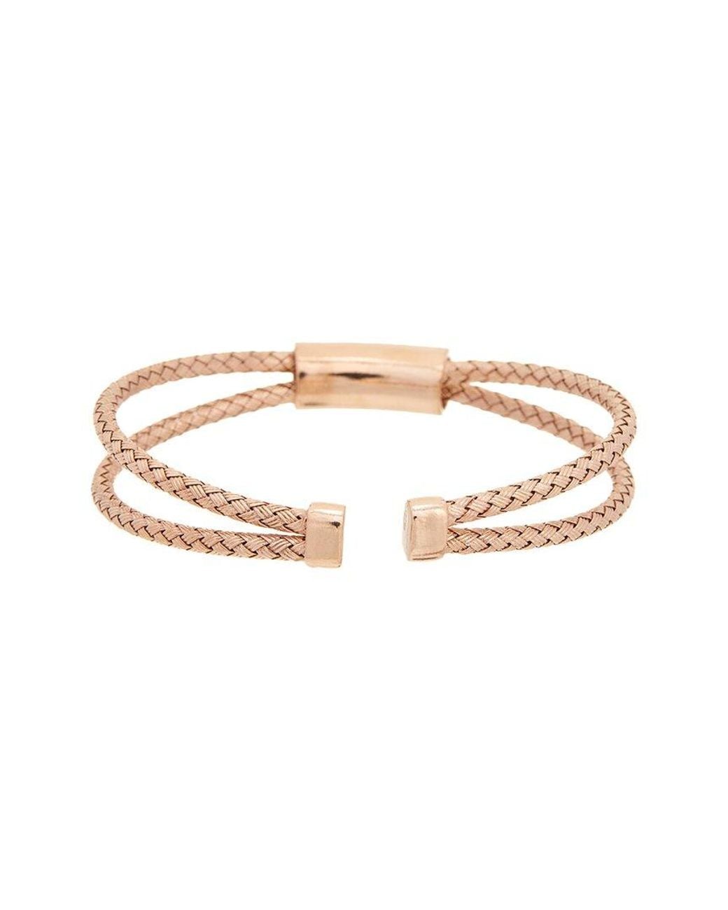 Meshmerise White 18K Over 0.15 Ct. Tw. Diamond Bracelet